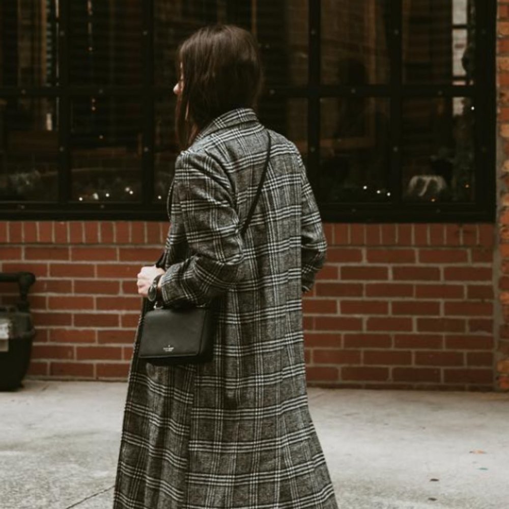 Plaid Long Coat